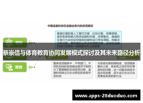 蔡崇信与体育教育协同发展模式探讨及其未来路径分析
